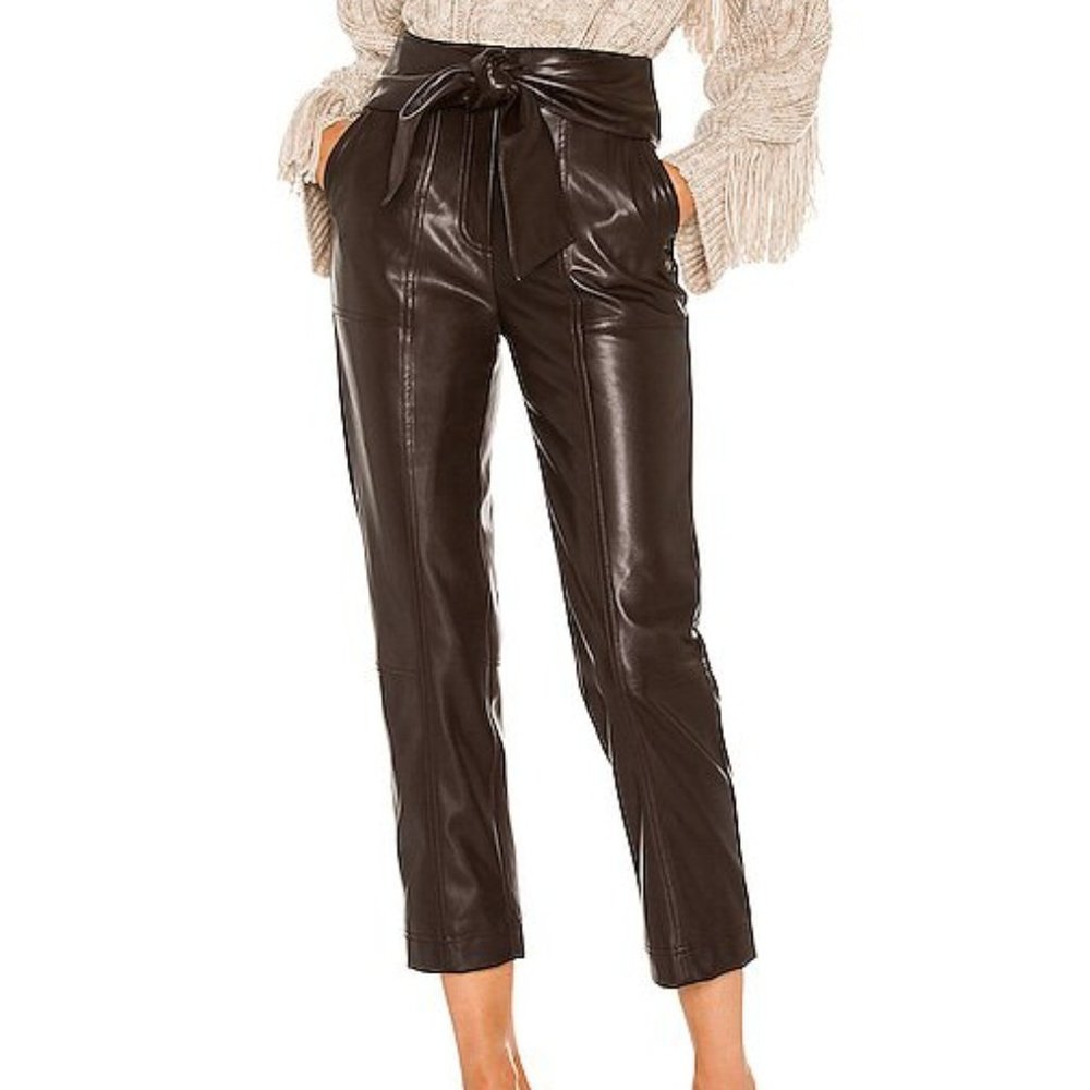 NWT Jonathan Simkhai Signature Tessa Pant in Brown Size 8